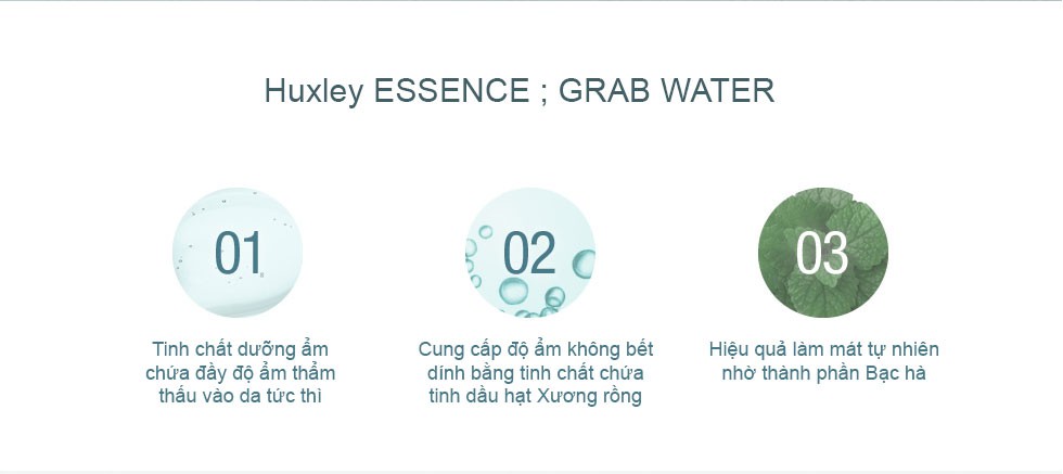 Tinh Chất Dưỡng Ẩm Huxley Secret of Sahara Essence Grab Water 30ml